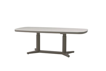 Royal seasons® Jura tafel in hoogte verstelbaar 180 x 90 x 53/75 cm espresso - afbeelding 2