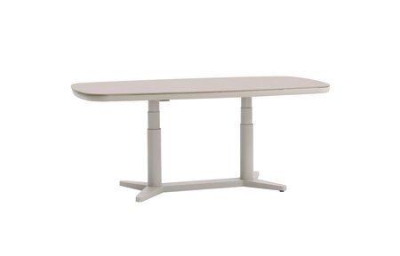 Royal seasons® Jura tafel in hoogte verstelbaar 180 x 90 x 53/75 cm zand