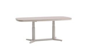 Royal seasons® Jura tafel in hoogte verstelbaar 180 x 90 x 53/75 cm zand