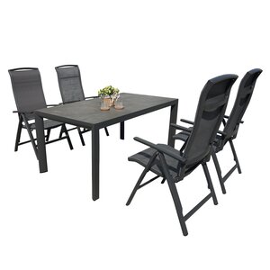 Royal seasons® La Palma dining set voor 4 personen - afbeelding 1