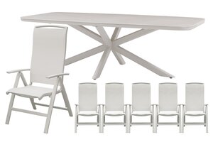 Royal seasons® La Palma dining set voor 6 personen - afbeelding 1