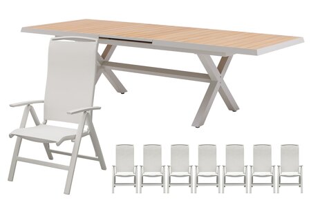 Royal seasons® La Palma dining set voor 8 personen - afbeelding 1