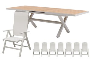 Royal seasons® La Palma dining set voor 8 personen - afbeelding 1