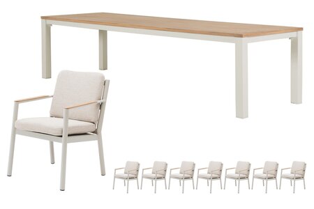 Royal seasons® Las Palmas dining set voor 8 personen - afbeelding 1