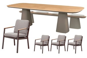 Royal seasons® Las Palmas dining set voor 8 personen - afbeelding 1