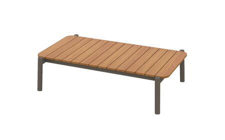 Royal seasons® Las Palmas salontafel 120 x 60 x H30 cm teak espresso