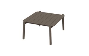 Royal seasons® Las Palmas salontafel 70 x 70 x H38 cm alu espresso - afbeelding 2