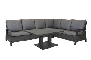 Royal seasons® Lissabon hoeklounge met verstelbare tafel