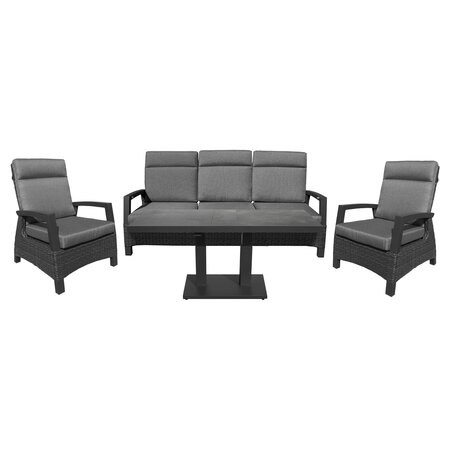 Royal seasons® Lissabon loungeset met 3-zitsbank - afbeelding 1