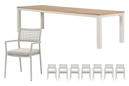 Royal seasons® Liv/Atlanta dining set voor 8 personen - afbeelding 1
