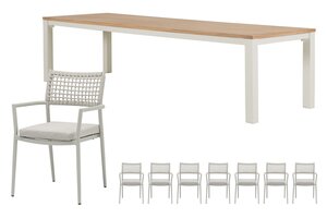 Royal seasons® Liv/Atlanta dining set voor 8 personen - afbeelding 1