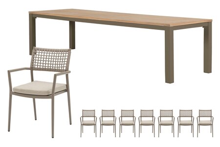 Royal seasons® Liv/Atlanta dining set voor 8 personen - afbeelding 1