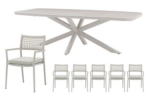 Royal seasons® Liv/Jura dining set voor 6 personen - afbeelding 1
