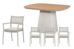 Royal seasons® Liv/Marina dining set voor 4 personen - afbeelding 1