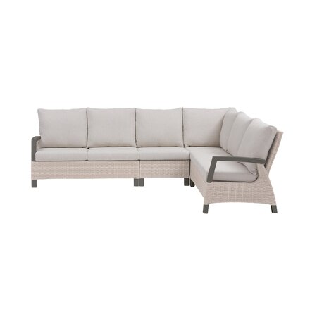 Royal seasons® Marseille hoeklounge beige - afbeelding 2