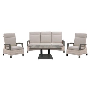 Royal seasons® Marseille loungeset met 3-zitsbank - afbeelding 1