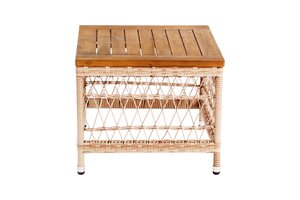 Royal seasons® Mauritius bijzettafel L 60 x B 60 x H 48 cm - afbeelding 2