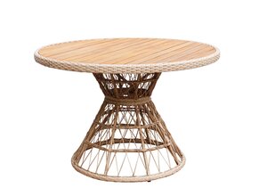 Royal seasons® Mauritius ronde dining set voor 4 personen - afbeelding 3