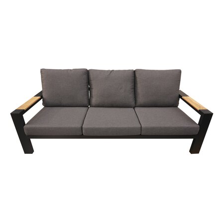 Royal seasons® Memphis 3-zitsbank zwart - afbeelding 2