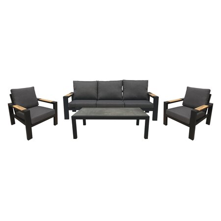 Royal seasons® Memphis loungeset met keramisch tafelblad - afbeelding 1