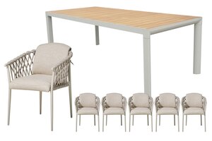 Royal seasons® Miami/Bahia dining set voor 6 personen - afbeelding 1