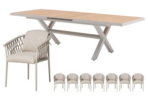 Royal seasons® Miami/Bahia dining set voor 8 personen - afbeelding 1