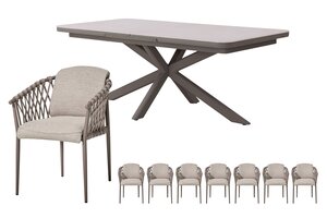 Royal seasons® Miami dining set voor 8 personen - afbeelding 1