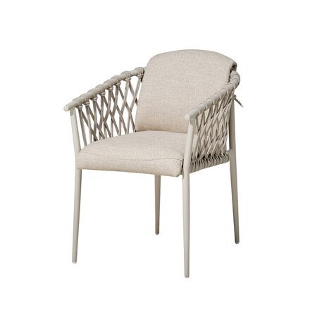 Royal seasons® Miami dining stoel zand - afbeelding 1