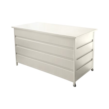 Royal seasons® Milton aluminium opbergbox 130 x 60 x 75 cm zand