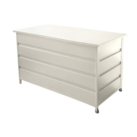 Royal seasons® Milton aluminium opbergbox 160 x 82 x 85 cm zand