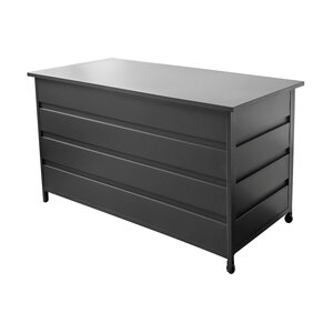 Royal seasons® Milton opbergbox aluminium 160 x 82 x 85 cm antraciet