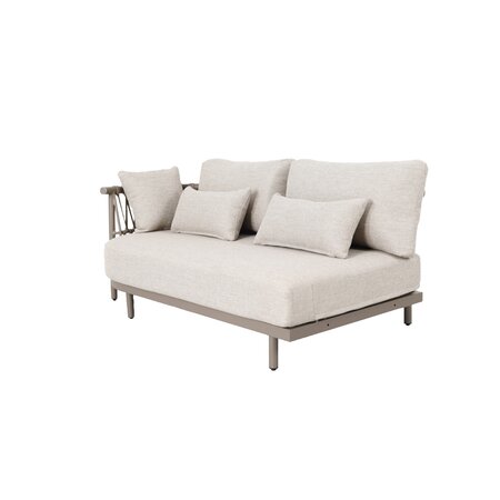 Royal seasons® Panama lounge hoekbank espresso - afbeelding 4