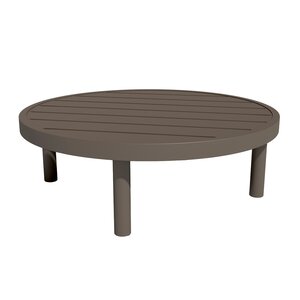 Royal seasons® Panama salontafel D90 x H30 cm aluminium espresso