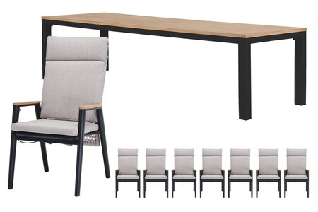 Royal seasons® Portland/Atlanta dining set voor 8 personen - afbeelding 1