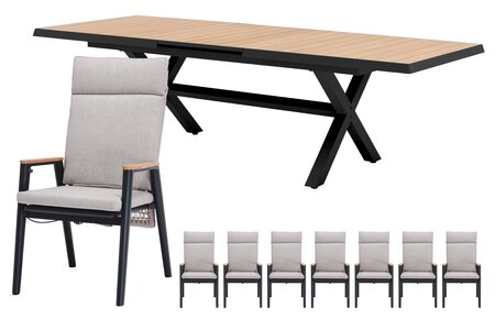 Royal seasons® Portland/Bahia dining set voor 8 personen - afbeelding 1
