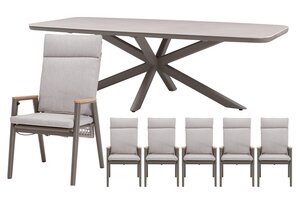 Royal seasons® Portland dining set voor 6 personen - afbeelding 1