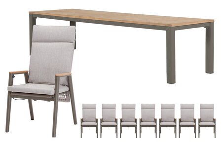 Royal seasons® Portland dining set voor 8 personen - afbeelding 1