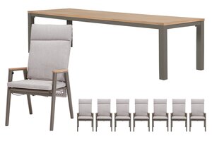 Royal seasons® Portland dining set voor 8 personen - afbeelding 1
