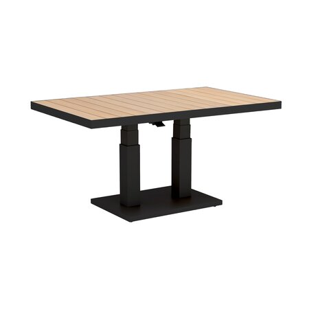 Royal seasons® Portland hoek loungeset met teakhouten tafelblad - afbeelding 3