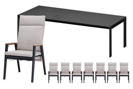 Royal seasons® Portland/Noordwijk dining set voor 8 personen - afbeelding 1