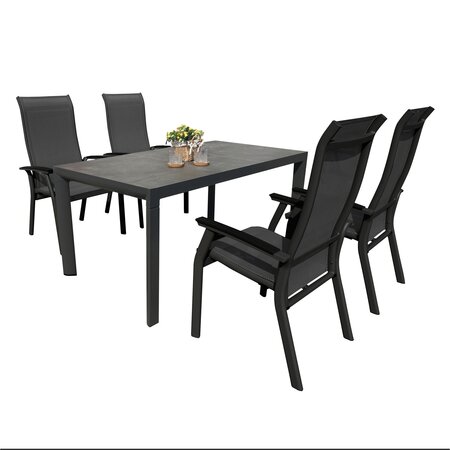 Royal seasons® Porto dining set voor 4 personen - afbeelding 1