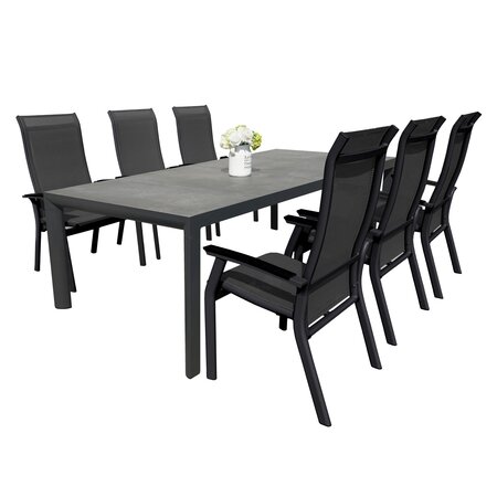 Royal seasons® Porto dining set voor 6 personen - afbeelding 1