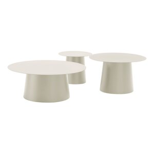 Royal seasons® Ronda bijzettafel D 70 x H 42 cm zand - afbeelding 2
