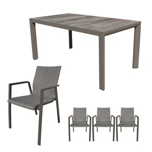 Royal seasons® Sevilla dining set voor 4 personen