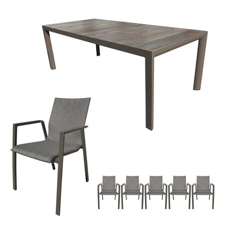 Royal seasons® Sevilla dining set voor 6 personen - afbeelding 1