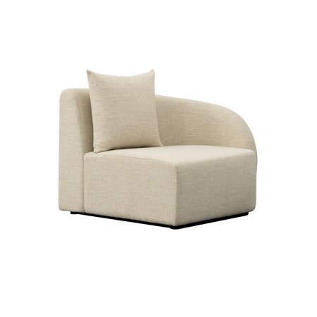 Royal seasons® Siësta 1-zitsbank arm rechts beige - afbeelding 1