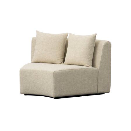 Royal seasons® Siësta 135 graden hoekstuk beige - afbeelding 1