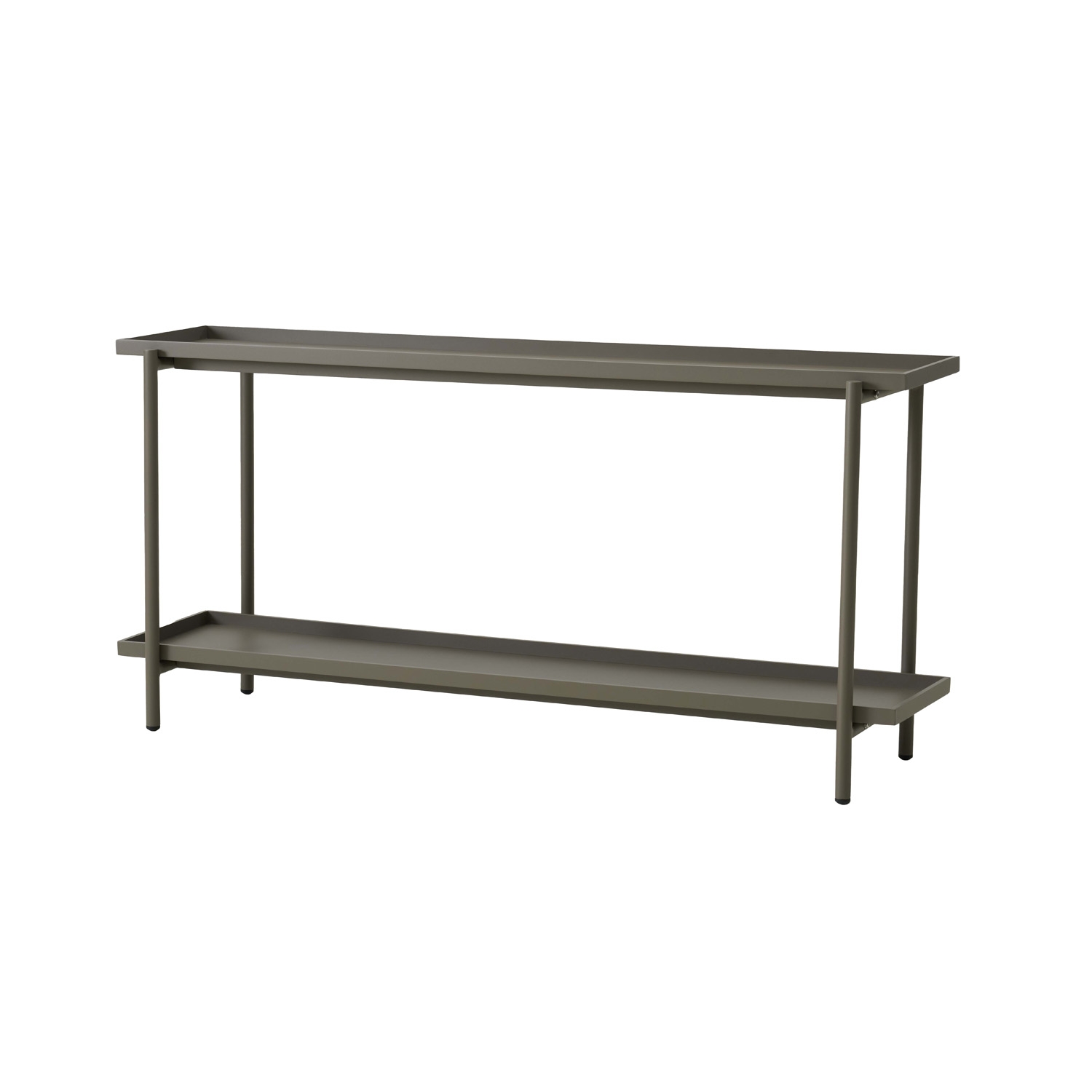 Royal seasons® Siësta 2-laags dressoir 160 x 40 x H78 cm espresso ...