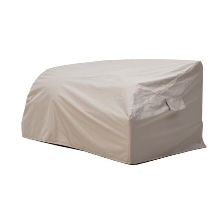 Royal seasons® Siësta beschermhoes voor 2-zitsbank arm links beige