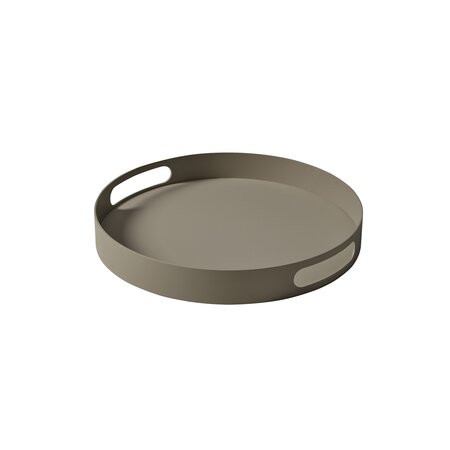 Royal seasons® Siësta dienblad rond D42 cm espresso